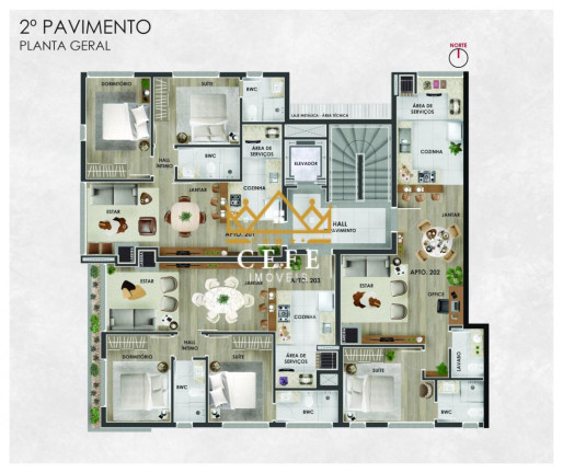 Imagem Imóvel com 1 Quarto à Venda, 69 m² em Planalto - Gramado
