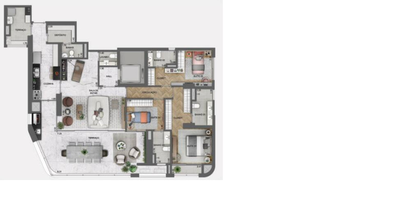 Imagem Apartamento com 3 Quartos à Venda, 162 m² em Chácara Santo Antônio (zona Sul) - São Paulo Imagem Apartamento com 3 Quartos à Venda, 162 m² em Chácara Santo Antônio (zona Sul) - São Paulo