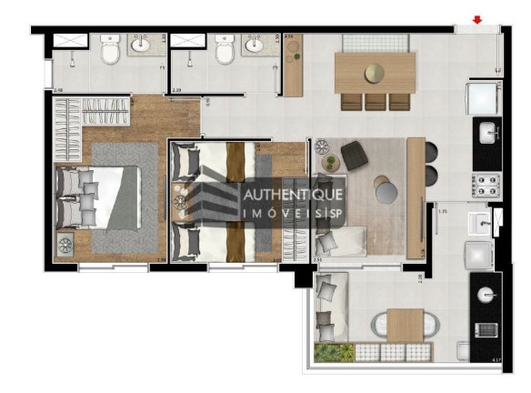 Imagem Apartamento com 2 Quartos à Venda, 66 m² em Perdizes - São Paulo