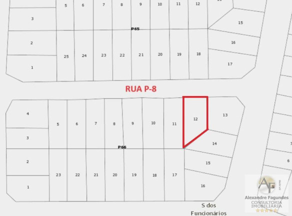 Imagem Terreno à Venda, 341 m² em Setor Dos Funcionários - Goiânia