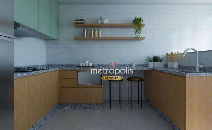 Sobrado com 3 Quartos à Venda, 67 m² em Campestre - Santo André