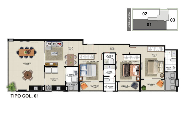 Imagem Apartamento com 2 Quartos à Venda, 71 m² em Praia Do Morro - Guarapari Imagem Apartamento com 2 Quartos à Venda, 71 m² em Praia Do Morro - Guarapari