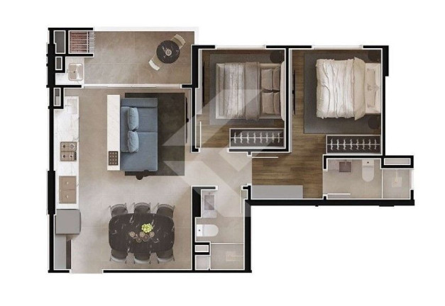 Imagem Apartamento com 1 Quarto à Venda, 31 m² em Itajaí