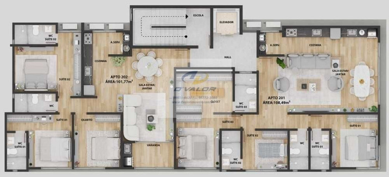 Imagem Apartamento com 3 Quartos à Venda, 102 m² em Camboinha - Cabedelo