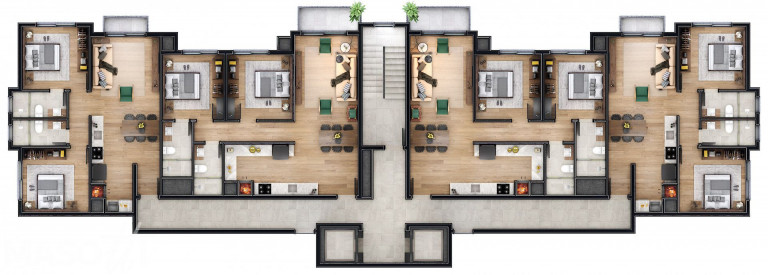Imagem Apartamento com 2 Quartos à Venda, 7.358 m² em Avenida Central - Gramado Imagem Apartamento com 2 Quartos à Venda, 7.358 m² em Avenida Central - Gramado