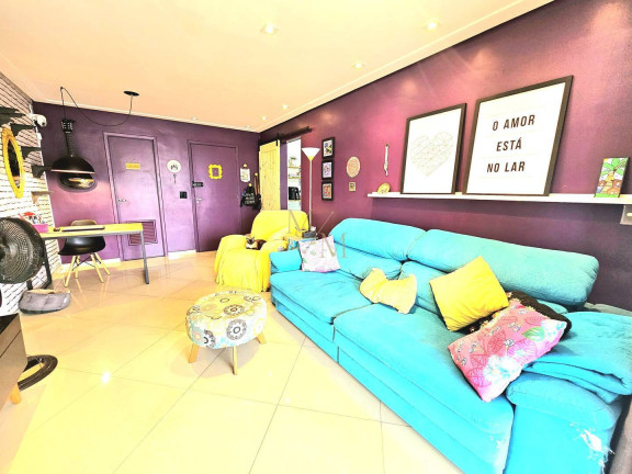 Imagem Apartamento com 3 Quartos à Venda, 111 m² em Encruzilhada - Santos
