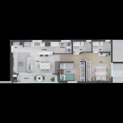 Imagem Apartamento com 2 Quartos à Venda, 113 m² em Portão - Curitiba