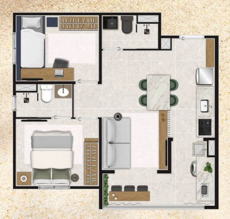 Imagem Apartamento com 2 Quartos à Venda, 42 m² em Sacomã - São Paulo Imagem Apartamento com 2 Quartos à Venda, 42 m² em Sacomã - São Paulo