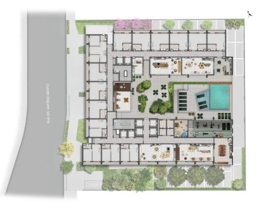 Imagem Imóvel com 3 Quartos à Venda, 74 m² em Santo Amaro - São Paulo Imagem Imóvel com 3 Quartos à Venda, 74 m² em Santo Amaro - São Paulo
