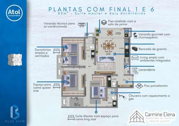 Imagem Apartamento com 3 Quartos à Venda, 82 m² em Martim De Sa - Caraguatatuba Imagem Apartamento com 3 Quartos à Venda, 82 m² em Martim De Sa - Caraguatatuba