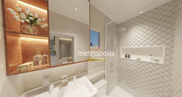 Imagem Apartamento com 2 Quartos à Venda, 49 m² em Jardim - Santo André