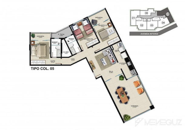 Imagem Apartamento com 3 Quartos à Venda, 95 m² em Praia Do Morro - Guarapari Imagem Apartamento com 3 Quartos à Venda, 95 m² em Praia Do Morro - Guarapari