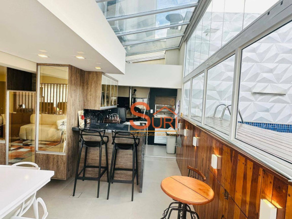 Imagem Cobertura com 3 Quartos à Venda, 186 m² em Jardim - Santo André