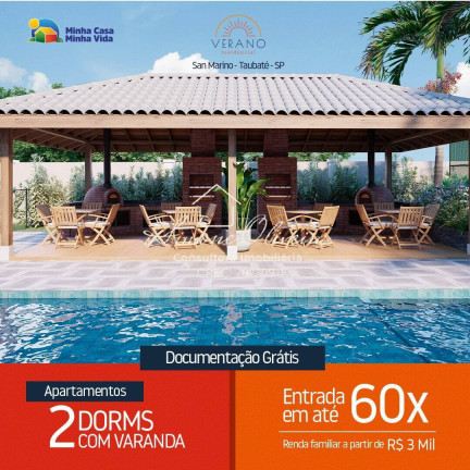 Imagem Apartamento com 2 Quartos à Venda, 45 m² em Chácara São Manoel - Taubaté Imagem Apartamento com 2 Quartos à Venda, 45 m² em Chácara São Manoel - Taubaté