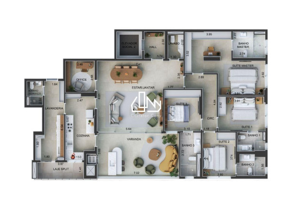 Imagem Apartamento com 4 Quartos à Venda, 230 m² em Quilombo - Cuiabá Imagem Apartamento com 4 Quartos à Venda, 230 m² em Quilombo - Cuiabá