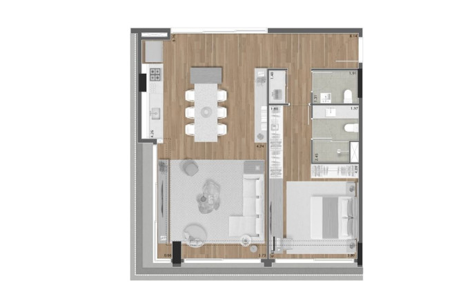 Imagem Apartamento com 1 Quarto à Venda, 142 m² em Itaim Bibi - São Paulo Imagem Apartamento com 1 Quarto à Venda, 142 m² em Itaim Bibi - São Paulo