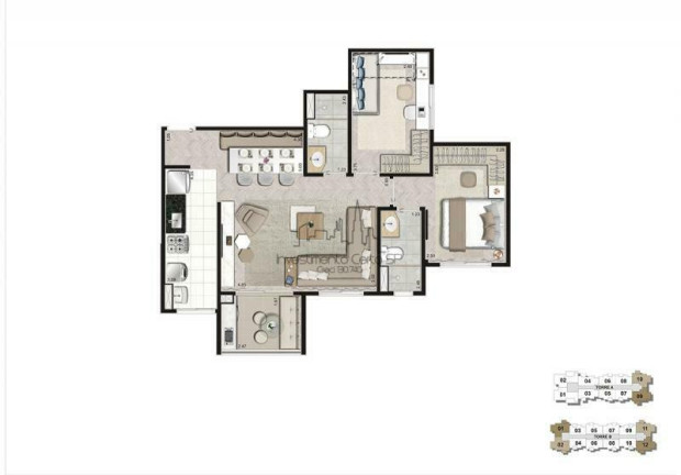 Imagem Apartamento com 3 Quartos à Venda, 94 m² em Mooca - São Paulo Imagem Apartamento com 3 Quartos à Venda, 94 m² em Mooca - São Paulo