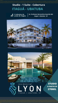 Imagem Apartamento com 1 Quarto à Venda, 40 m² em Itaguá - Ubatuba Imagem Apartamento com 1 Quarto à Venda, 40 m² em Itaguá - Ubatuba