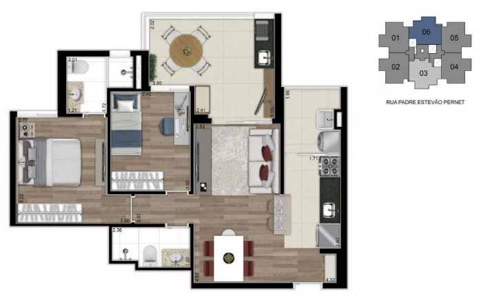 Imagem Apartamento com 2 Quartos à Venda, 65 m² em Tatuapé - São Paulo Imagem Apartamento com 2 Quartos à Venda, 65 m² em Tatuapé - São Paulo