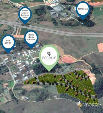Terreno à Venda, 360 m² em área Rural De Biguaçu - Biguaçu