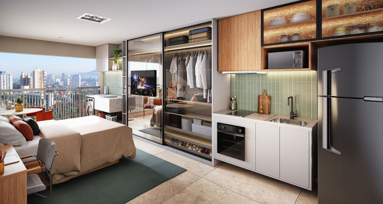 Imagem Imóvel com 1 Quarto à Venda, 26 m² em Sumaré - São Paulo