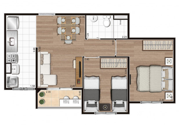 Imagem Apartamento com 2 Quartos à Venda, 40 m² em Vila Pirituba - São Paulo Imagem Apartamento com 2 Quartos à Venda, 40 m² em Vila Pirituba - São Paulo