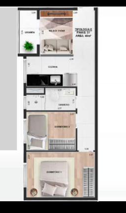 Imagem Apartamento com 1 Quarto à Venda, 31 m² em Vila Matilde - São Paulo