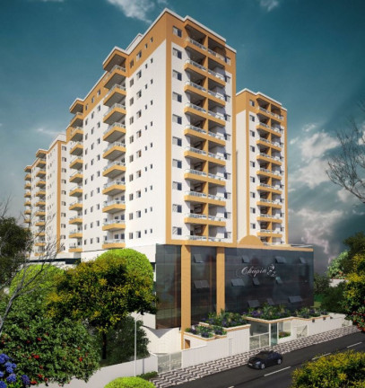Apartamento com 2 Quartos à Venda, 57 m² em Boqueirão - Praia Grande