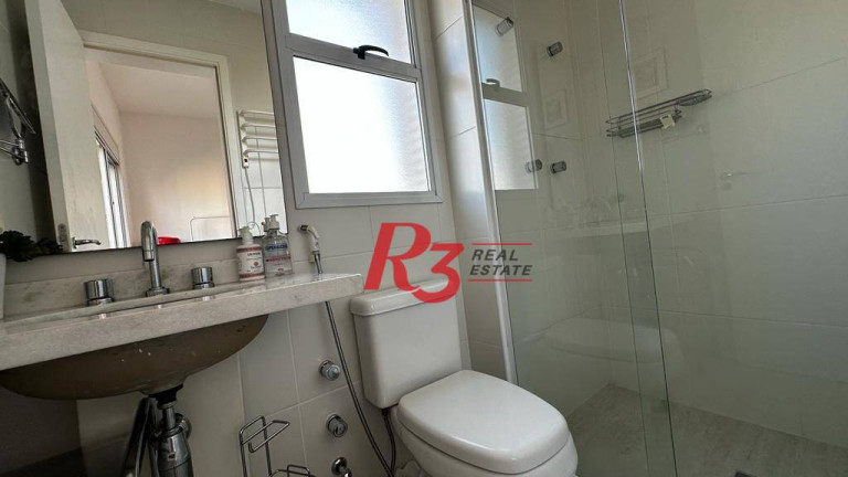 Imagem Apartamento com 3 Quartos para Alugar, 181 m² em Gonzaga - Santos