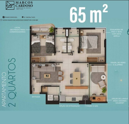 Imagem Imóvel com 1 Quarto à Venda, 26 m² em Meireles - Fortaleza