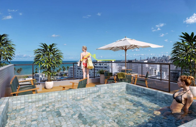 Imagem Apartamento com 1 Quarto à Venda, 27 m² em Jardim Oceania - João Pessoa