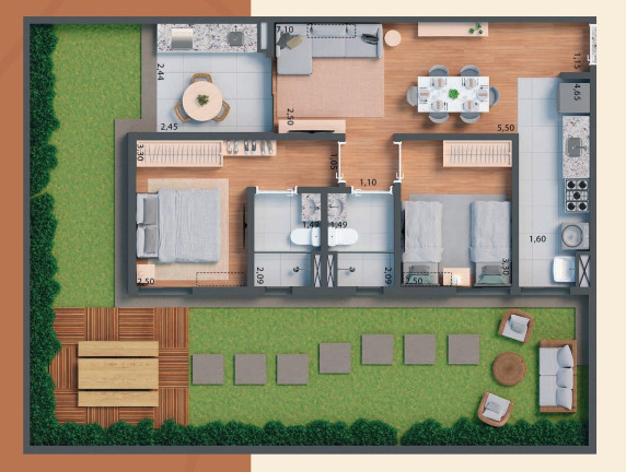 Imagem Imóvel com 2 Quartos à Venda, 130 m² em Terras De Santa Martha - Ribeirão Preto Imagem Imóvel com 2 Quartos à Venda, 130 m² em Terras De Santa Martha - Ribeirão Preto