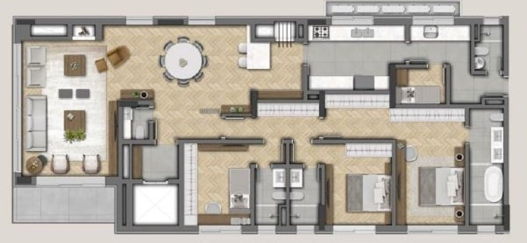 Imagem Apartamento com 2 Quartos à Venda, 75 m² em Mont Serrat - Porto Alegre