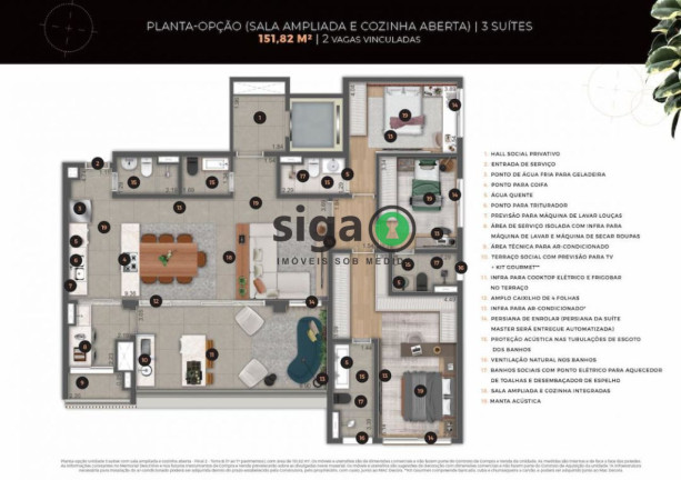 Imagem Apartamento com 3 Quartos à Venda, 151 m² em Brooklin - São Paulo