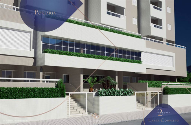 Apartamento com 2 Quartos à Venda, 65 m² em Guilhermina - Praia Grande