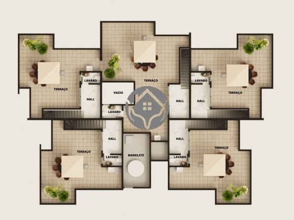 Imagem Apartamento com 2 Quartos à Venda, 58 m² em Santa Branca - Belo Horizonte