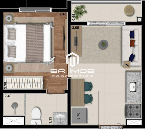 Imagem Imóvel com 1 Quarto à Venda, 25 m² em Saúde - São Paulo Imagem Imóvel com 1 Quarto à Venda, 25 m² em Saúde - São Paulo