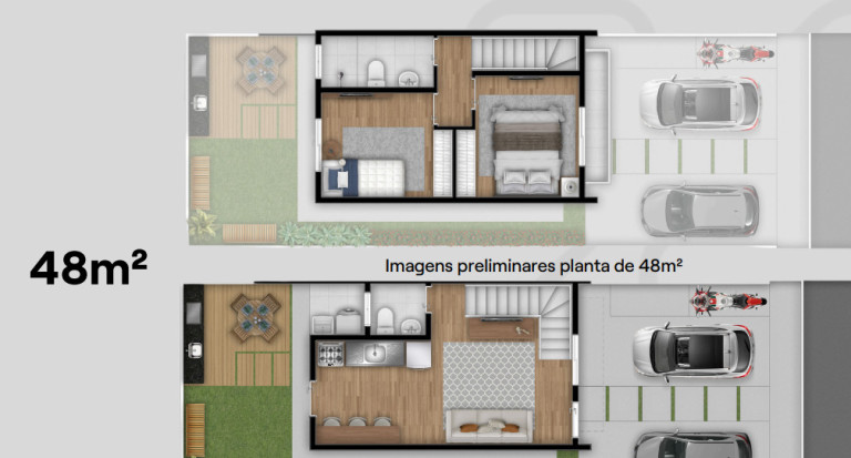 Imagem Casa com 2 Quartos à Venda, 48 m² em Chácara Ondas Verdes - Cotia Imagem Casa com 2 Quartos à Venda, 48 m² em Chácara Ondas Verdes - Cotia