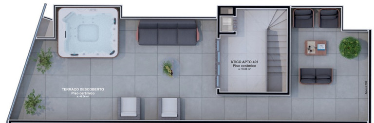 Imagem Apartamento com 2 Quartos à Venda, 60 m² em Hauer - Curitiba Imagem Apartamento com 2 Quartos à Venda, 60 m² em Hauer - Curitiba