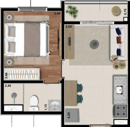 Imagem Apartamento com 2 Quartos à Venda, 34 m² em Saúde - São Paulo Imagem Apartamento com 2 Quartos à Venda, 34 m² em Saúde - São Paulo