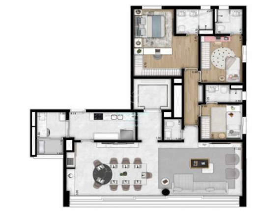 Imagem Apartamento com 3 Quartos à Venda, 133 m² em Brooklin Paulista - São Paulo Imagem Apartamento com 3 Quartos à Venda, 133 m² em Brooklin Paulista - São Paulo