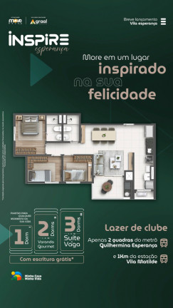 Imagem Apartamento com 1 Quarto à Venda, 26 m² em Vila Esperança - São Paulo