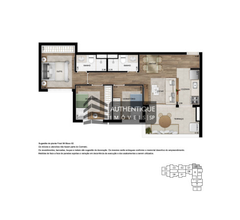 Imagem Apartamento com 2 Quartos à Venda, 65 m² em Tatuapé - São Paulo Imagem Apartamento com 2 Quartos à Venda, 65 m² em Tatuapé - São Paulo