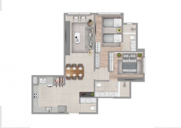 Imagem Apartamento com 1 Quarto à Venda, 5.056 m² em Carniel - Gramado