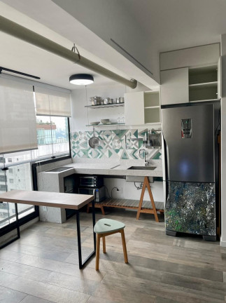 Imagem Apartamento com 1 Quarto para Alugar, 40 m² em Brooklin Paulista - São Paulo