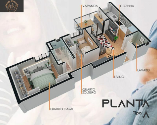 Imagem Apartamento com 2 Quartos à Venda, 44 m² em Jardim Bela Vista - Santo André Imagem Apartamento com 2 Quartos à Venda, 44 m² em Jardim Bela Vista - Santo André