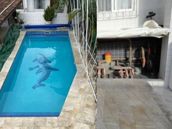 Imagem Casa com 4 Quartos à Venda, 282 m² em Vila Mathias - Santos Imagem Casa com 4 Quartos à Venda, 282 m² em Vila Mathias - Santos