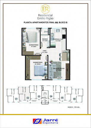 Imagem Apartamento com 2 Quartos à Venda, 48 m² em Petrópolis - Passo Fundo Imagem Apartamento com 2 Quartos à Venda, 48 m² em Petrópolis - Passo Fundo