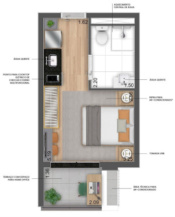 Imagem Imóvel com 1 Quarto à Venda, 23 m² em Vila Madalena - São Paulo