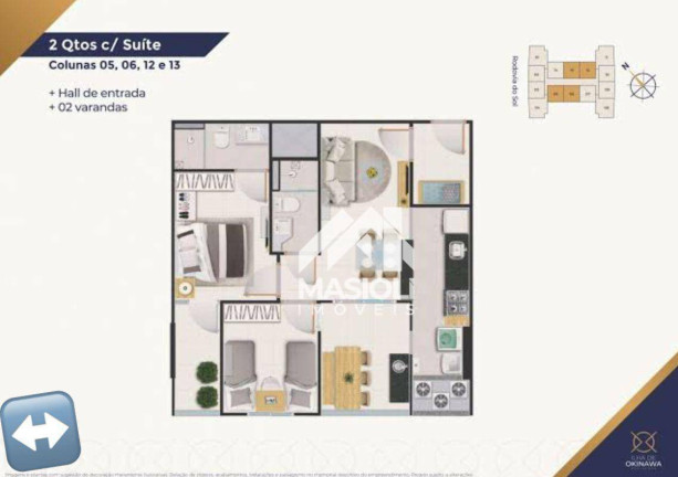 Imagem Apartamento com 2 Quartos à Venda, 57 m² em Itaparica - Vila Velha Imagem Apartamento com 2 Quartos à Venda, 57 m² em Itaparica - Vila Velha
